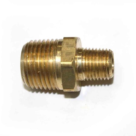 Interstate Pneumatics Brass Hex Nipple, 50 PK FA418-50K